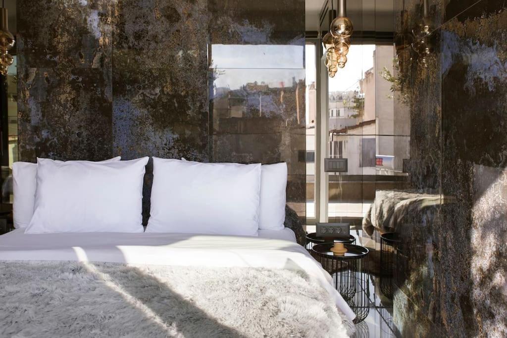 Luxury Acropolis View Apartment-Living Stone Black Pearl Atene Esterno foto