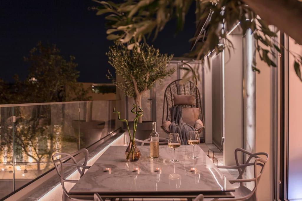 Luxury Acropolis View Apartment-Living Stone Black Pearl Atene Esterno foto