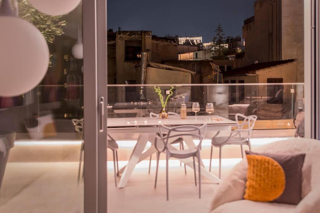 Luxury Acropolis View Apartment-Living Stone Black Pearl Atene Esterno foto
